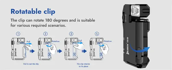 Wuben G5 micro zseblámpa