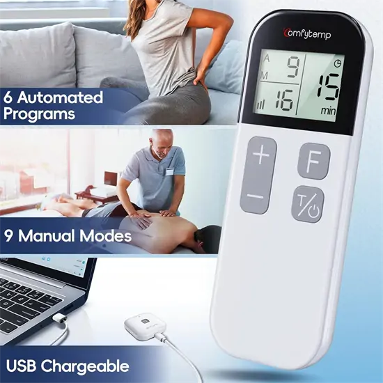 Comfytemp vezeték nálküli TENS készülék