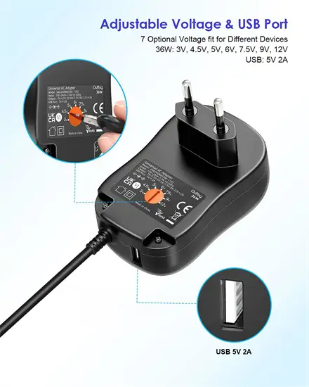 Outtag 36W univerzális AC adapter