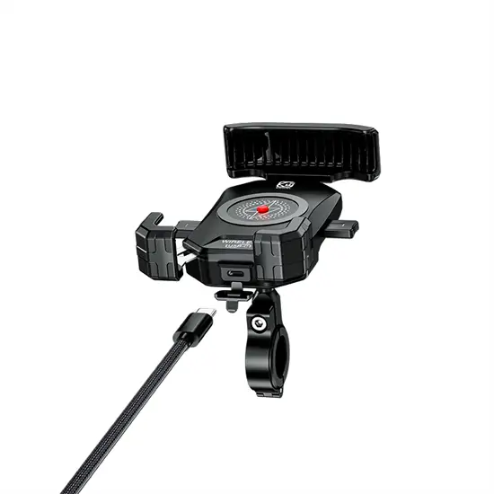 Kewig M14-Α1 motoros és biciklis telefontartó és Qi töltő