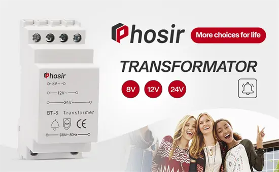 Phosir BT-8 csengőtrafó 8-24 V