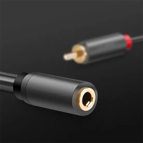UGREEN 2xRCA kábel (Cinch) jack 3.5 mm 25cm