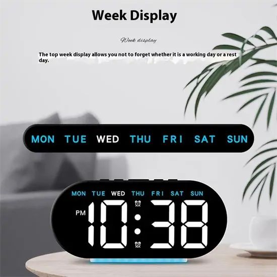 GH8035 ébresztőóra LED világítással