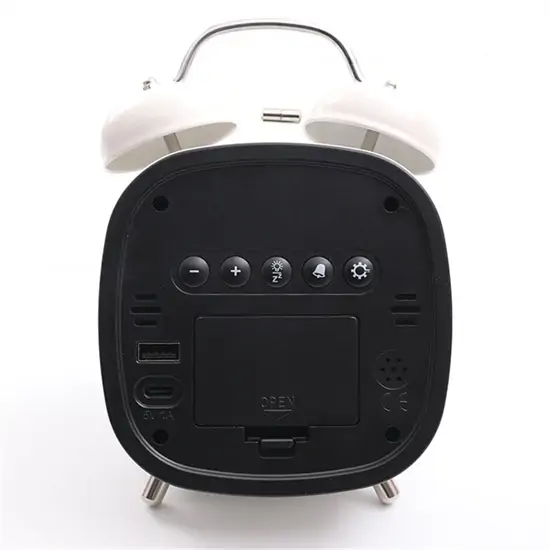 GH8035 LED kijelzős vekker ikercsengős ébresztőóra