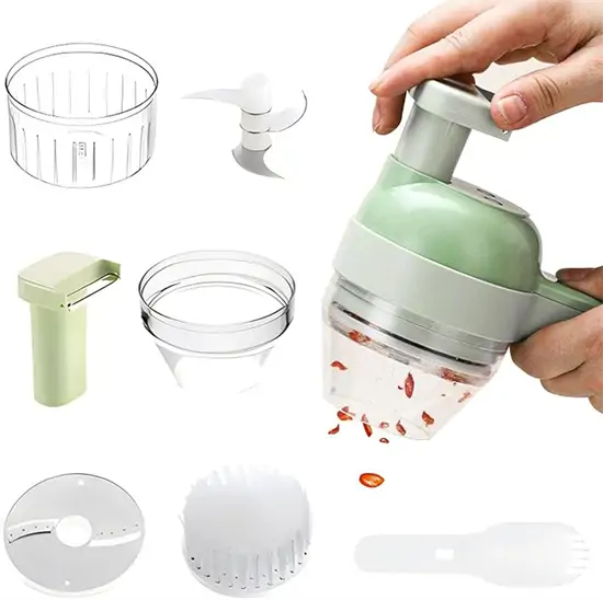 4in1 multifunkciós elektromos zöldségaprító