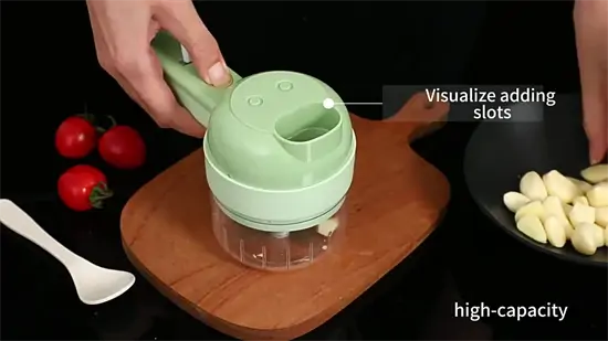 4in1 multifunkciós elektromos zöldségaprító