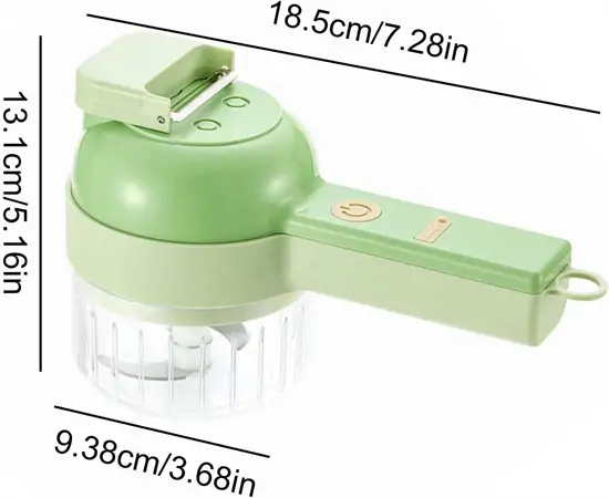 4in1 multifunkciós elektromos zöldségaprító