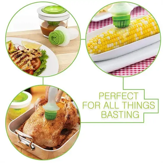 Szilikon kenőszett ecsettel