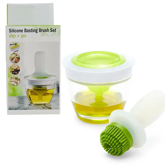 Szilikon kenőszett ecsettel