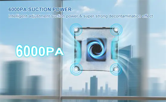 Chovgry ablaktisztító robot 6000Pa szívóerővel