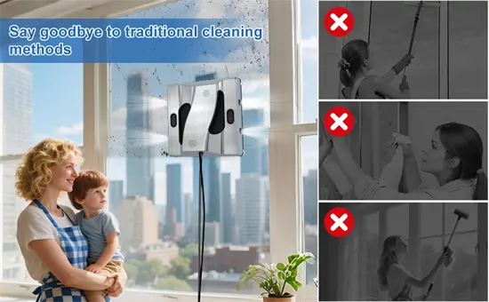 Chovgry ablaktisztító robot 6000Pa szívóerővel