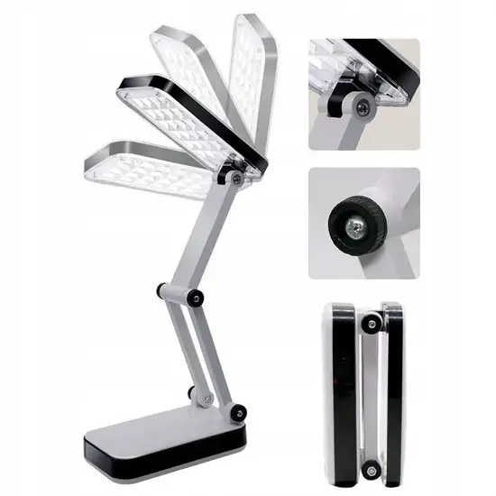 Összecsukható LED asztali lámpa állítható fényerővel