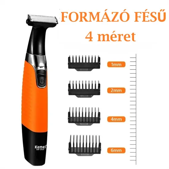 Kemei professzionális arcszőrzet trimmelő