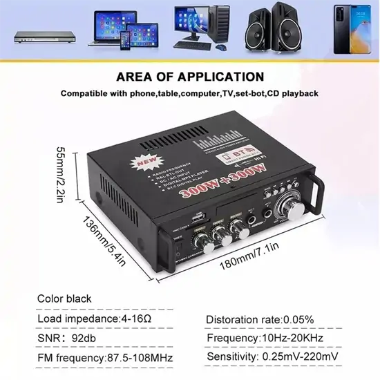 BT-298A Digitális erősítő
