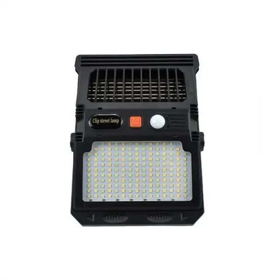 Csíptethető napelemes kültéri fali lámpa, mozgásérzékelővel és szúnyogírtóval