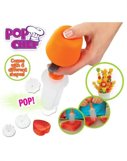 Pop Chef gyümölcs formanyomó 6 mintával