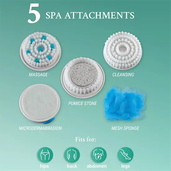 Spin Spa elektromos masszírozó és hátmosó kefe