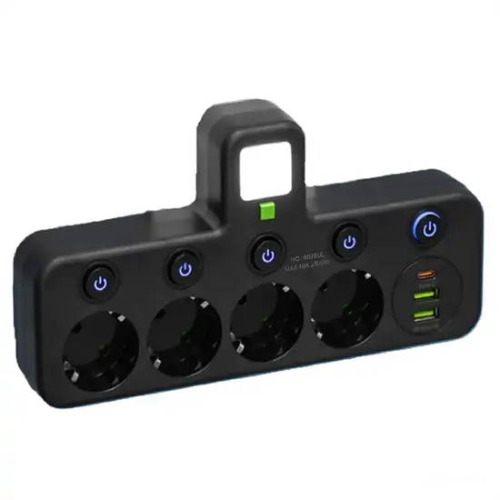 HG-278 6in1 asztali elosztó és töltőállomás