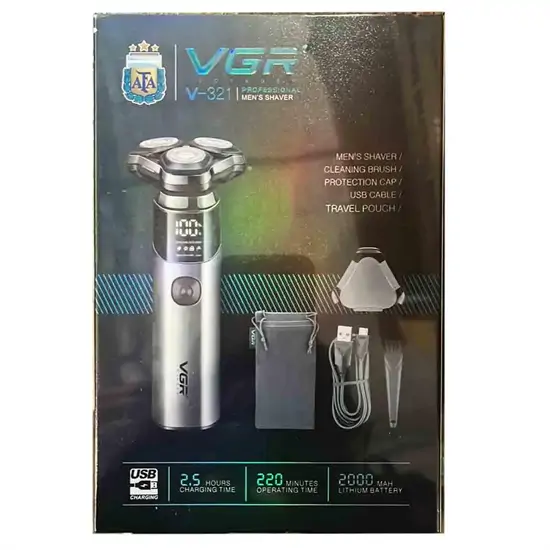 V-321 háromfejes akkumulátoros borotva 