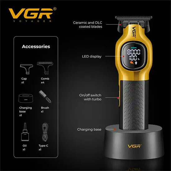 VGR V-886T szakállvágó gép