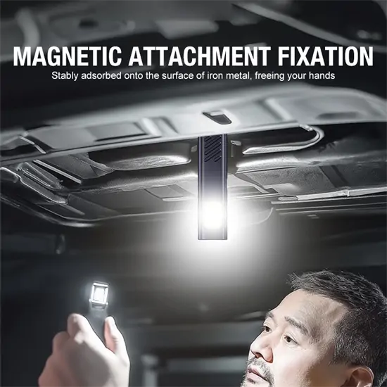 LS07 ultravékony zseblámpa mágnessel és csiptetővel