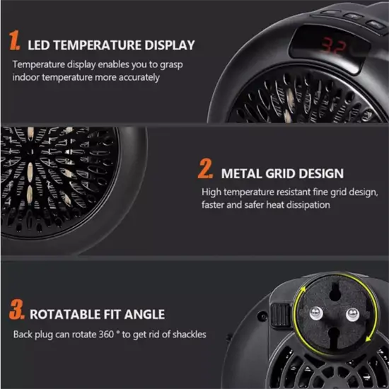 Wonder Heater Pro elektromos hősugárzó (900W)