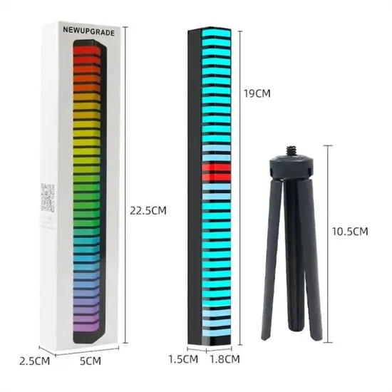 A5-RGB zenére villogó LED bar világítás
