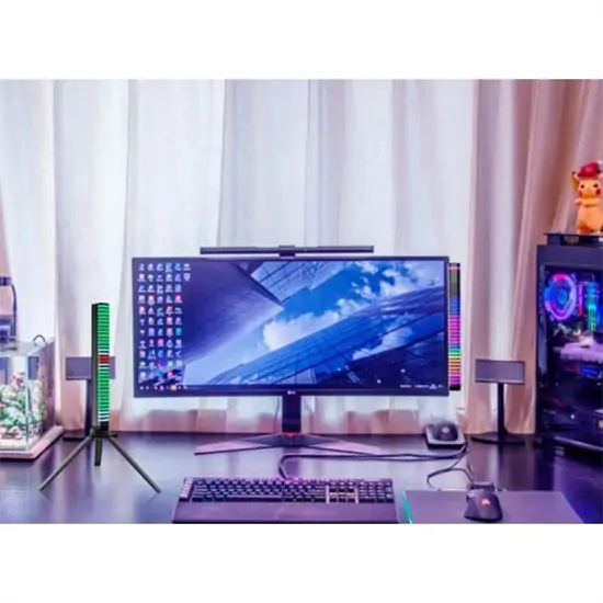 A5-RGB zenére villogó LED bar világítás