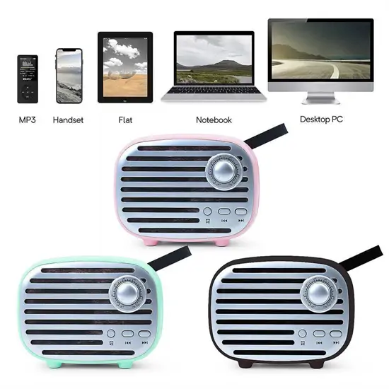 CR-X64 mini hordozható BT hagszóró és FM rádió