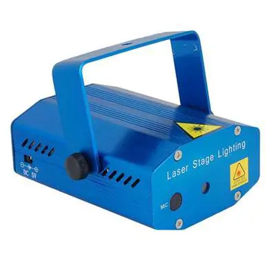 Mini Laser Stage Lighting - hangvezérelt disco fény