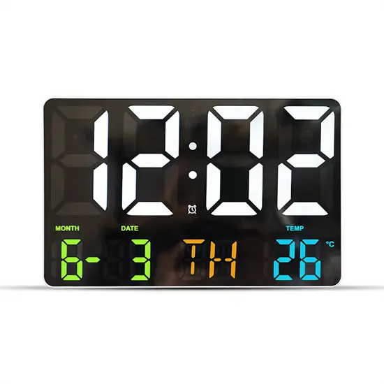 GH0707L LED falióra dátum és hőmérséklet kijelzéssel