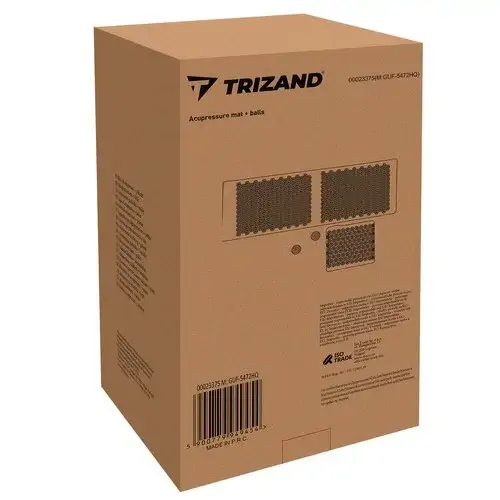 Trizand akupresszúrás szőnyeg párnával és gömbökkel
