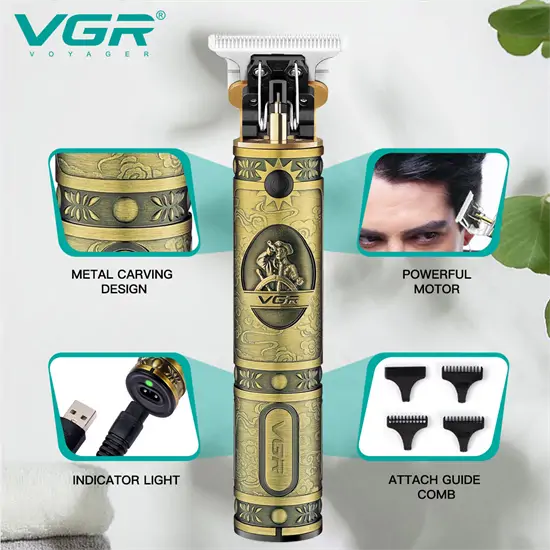 VGR V-085 szakállvágó borotva akkumlátorral