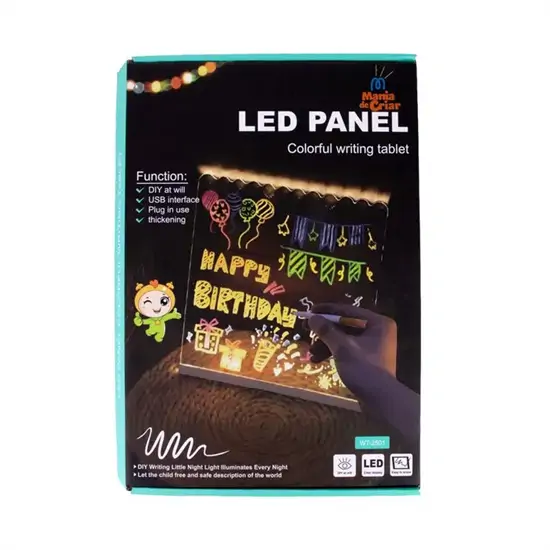 likeide IP-9032 3D akril LED rajztábla USB világítással