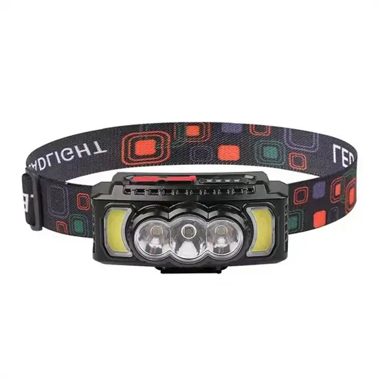 HX-810S fejlámpa 5 extra erős LED-del és 7 világítási móddal