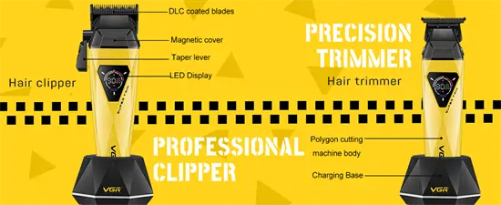 VGR V-877 S3 professzionális barber kit - 3in1 hajvágó készlet