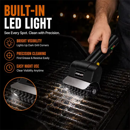 MDHL MD-RC-4BA Elektromos grillrács tisztító kefe