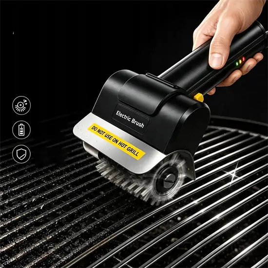 MDHL MD-RC-4BA Elektromos grillrács tisztító kefe