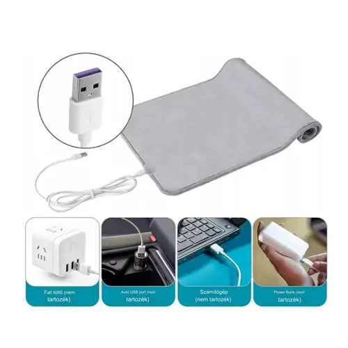 USB-s melegítő párna
