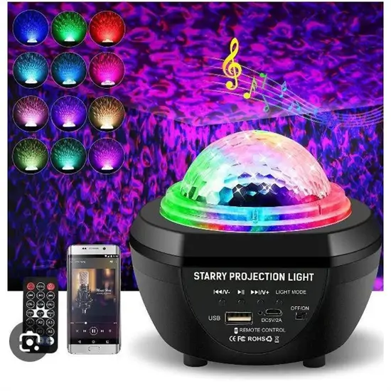 Mini RGB csillagos ég projektor BT hangszóróval - AB-WT08
