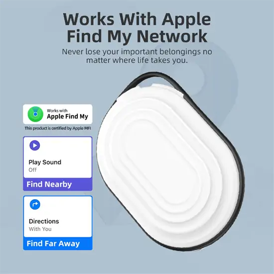 Okos Bluetooth Smart Tag kulcs- és csomagkereső - Apple Find My kompatibilis