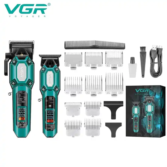 VGR V600 + V900 - Professzionális barber combo