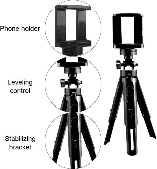 M08 összecsukható tripod (23-28 cm)