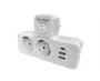 3in1 220V elosztó + USB töltő + éjjeli lámpa