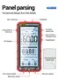 ANENG 681 LCD feszültség és voltmérő multiméter