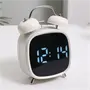 GH8035 LED kijelzős vekker ikercsengős ébresztőóra