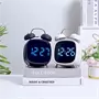 GH8035 LED kijelzős vekker ikercsengős ébresztőóra