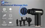 Utazó masszázs pisztoly 4 fejjel