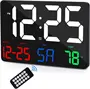 GH0707L LED falióra dátum és hőmérséklet kijelzéssel