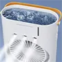 Jéggel tölthető vízpermetes asztali hűtőventilátor